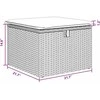 Lauko baldų komplektas Sodo Sofų Rinkinys su pagalve 8 pcs Juoda poliratanas