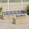 Sodo Sofų Rinkinys 8 pcs poliratanas