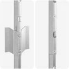 Tvorelės stulpas 44 pcs Sidabro 180 cm Plienas