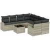 Sodo Sofų Rinkinys 55 x 55 x 37 cm poliratanas