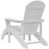 Adirondack kėdė Balta 82 x 74 x 92 cm HDPE