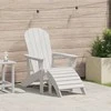 Adirondack kėdė Balta 82 x 74 x 92 cm HDPE