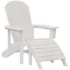 Adirondack kėdė Balta 82 x 74 x 92 cm HDPE