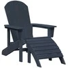 Adirondack kėdė Jūrinė mėlyna HDPE