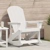 Adirondack supama kėdė Balta HDPE