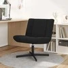 Sukamasis krėslas Juoda 63 x 75 x 76 cm Avikailis