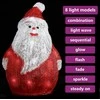 Akrilinė kalėdinė LED dekoracija Kalėdų Senelis, 28cm