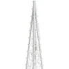 Akrilinė LED dekoracija kūgiai, mėlynos spalvos, 30/45/60cm
