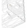 Akrilinė LED dekoracija kūgiai, šaltos baltos, 30/45/60cm