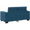 Dvivietė sofa Mėlyna 160 cm Aksomas
