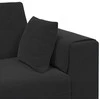 Sofa Juoda 250 x 77 x 76 cm Aksomas