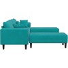 Sofa 3 pcs Turkio 250 x 188 x 76 cm Aksomas