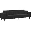 Sofa Juoda 250 x 77 x 76 cm Aksomas