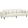 Sofa Kreminė 250 x 77 x 76 cm Aksomas