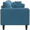 Sofa Mėlyna 250 x 77 x 76 cm Aksomas