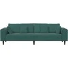 Sofa Tamsiai žalia 250 x 77 x 76 cm Aksomas