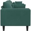 Sofa Tamsiai žalia 250 x 77 x 76 cm Aksomas