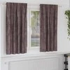 Aksominio tipo užuolaidos 2 pcs Ruda 175 x 140 cm Aksomas