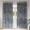 Aksominio tipo užuolaidos 2 pcs Sidabrinė Pilka 225 x 140 cm