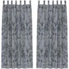 Aksominio tipo užuolaidos 2 pcs Sidabrinė Pilka 225 x 140 cm