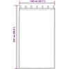 Aksominio tipo užuolaidos 2 vnt. Ruda 245 x 140 cm Aksomas