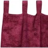 Aksominio tipo užuolaidos 2 pcs Vyno raudonumo 225 x 140 cm