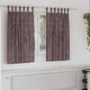 Aksominio tipo užuolaidos 2 pcs Ruda 140 x 140 cm Aksomas