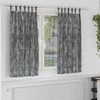 Aksominio tipo užuolaidos 2 pcs Pilka 175 x 140 cm Aksomas