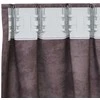 Aksominio tipo užuolaidos 2 pcs Ruda 260 x 140 cm Aksomas