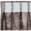Aksominio tipo užuolaidos 2 pcs Kapučino 245 x 140 cm Aksomas
