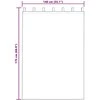 Aksominio tipo užuolaidos 2 pcs Kreminė 175 x 140 cm Aksomas