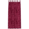 Aksominio tipo užuolaidos 2 pcs Vyno raudonumo 260 x 140 cm