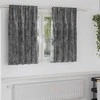 Aksominio tipo užuolaidos 2 pcs Pilka 140 x 140 cm Aksomas