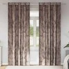 Aksominio tipo užuolaidos 2 pcs Kapučino 225 x 140 cm Aksomas