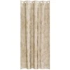 Aksominio tipo užuolaidos 2 pcs Kreminė 260 x 140 cm Aksomas