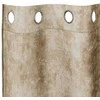 Aksominio tipo užuolaidos 2 pcs Kreminė 260 x 140 cm Aksomas