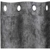 Aksominio tipo užuolaidos 2 pcs Pilka 260 x 140 cm Aksomas