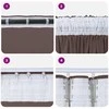Aksominio tipo užuolaidos 2 pcs Ruda 140 x 140 cm Aksomas