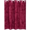 Aksominio tipo užuolaidos 2 pcs Vyno raudona 140 x 140 cm