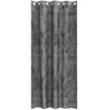 Aksominio tipo užuolaidos 2 pcs Pilka 245 x 140 cm Aksomas