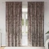 Aksominio tipo užuolaidos 2 pcs Kapučino 225 x 140 cm Aksomas