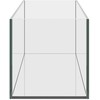 Akvariumas su saugykla Skaidrus 80 x 20 x 20 cm Stiklas