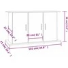 Akvariumo stovas, dūminio ąžuolo, 101x41x58cm, apdirbta mediena