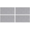 Laiptų danga Stačiakampio 4 pcs Sidabro 50 x 25 cm Aliuminis
