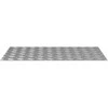 Laiptų danga Stačiakampio 2 pcs Sidabro 90 x 50 cm Aliuminis