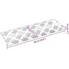 Laiptų danga 10 pcs Sidabro 60 x 18 x 2,5 cm Aliuminis