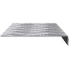 Laiptų danga 10 pcs Sidabro 60 x 18 x 2,5 cm Aliuminis