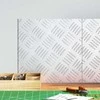 Laiptų danga Kvadrato 2 pcs Sidabro 30 x 30 cm Aliuminis