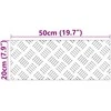 Laiptų danga 4 vnt. 50 x 20 cm Sidabro Aliuminis Stačiakampio