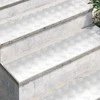 Laiptų danga Stačiakampio 2 pcs Sidabro 100 x 25 cm Aliuminis